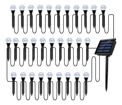 Cadena De Lámparas Para Estacas, Caminos, Patios O Luces De