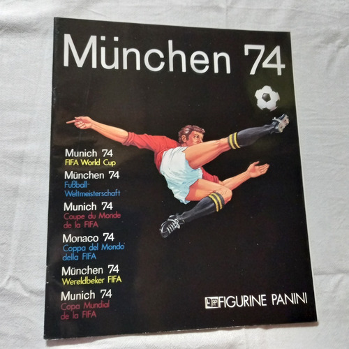 Album Mundial Futbol Panini Nacion Alemania 1974 Impreso