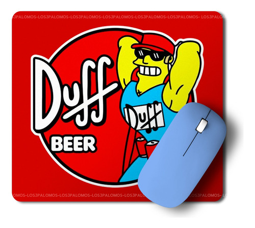 Mouse Pad - Simpsons - Duff Man - L3p - 21 X 19cm -