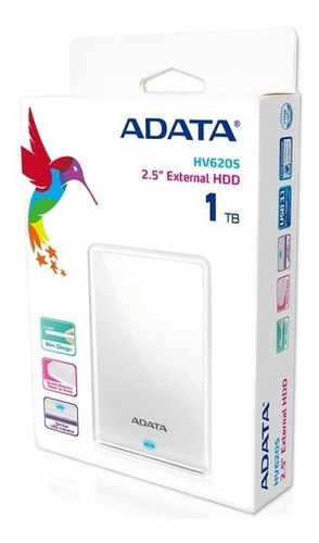 Imagen 3 de 4 de Adata Disco Duro Hv620s 1t Blanco