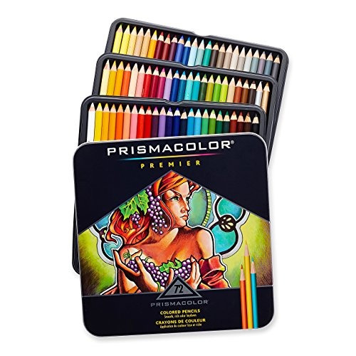 Prismacolor 3599tn Premier Colored Pencils, Soft Core, 72-co