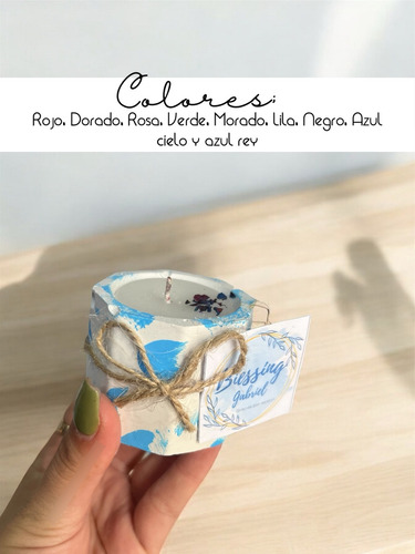Recuerdo Para Bautizo 30pz Velas Aromaticas