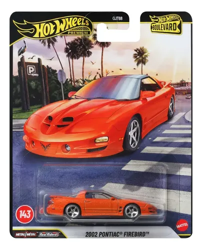 Carrinho Hot Wheels Premium Boulevard 2002 Pontiac Firebird JHW17