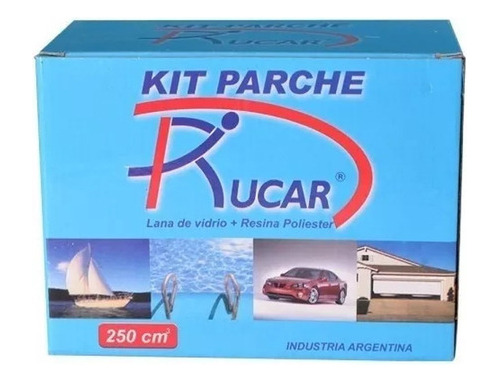 Kit Parche Rucar 250 Cm3 Lana D Vidrio + Resina Poliester Mm