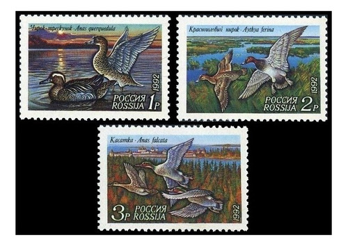 Fauna - Patos - Gansos - Rusia 1992 - Serie Mint - Sc 6090-2