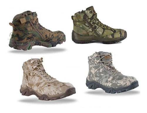 Imagen 2 de 7 de Botas Militares Digitales Airlight Zapato Tactico Sk7 Cortas