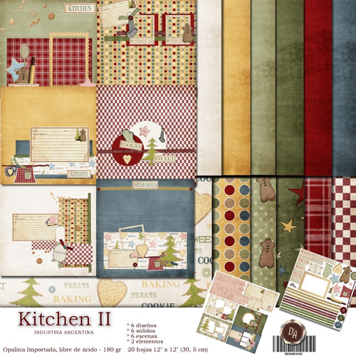 Colección Kitchen I I Scrapbooking X20 D' Arteche Crafts