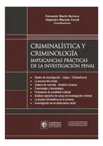 Comprar Criminalistica Y Criminologia - Bertone, Fenoll