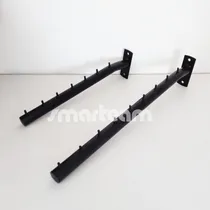 Comprar Perchero Inclinado De Pared 40 Cm\u002F  Pack 5 Un \u002F Unico Negro Blanco
