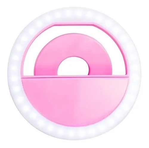 Aro De Luz Led Celular Para Selfie Flash Bater a Recargable