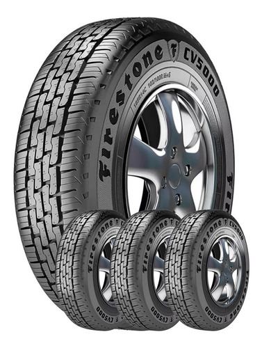 Combo 4u 185 R14 102/100r Cv5000 Firestone Envío