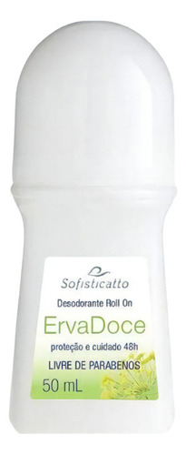 Desodorante Roll-on Erva Doce Antitranspirante Proteção 48h