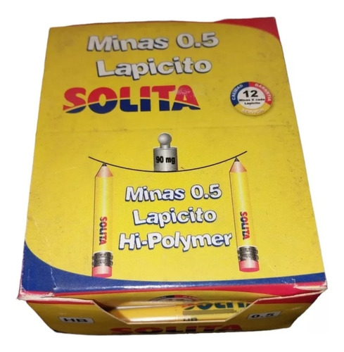 Minas Para Portaminas 0.5 Hb Marca Solita Oferta 12 Docenas