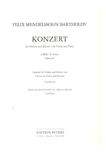 F. Mendelssohn: Concerto In E Minor Op.64 For Violin And Orc
