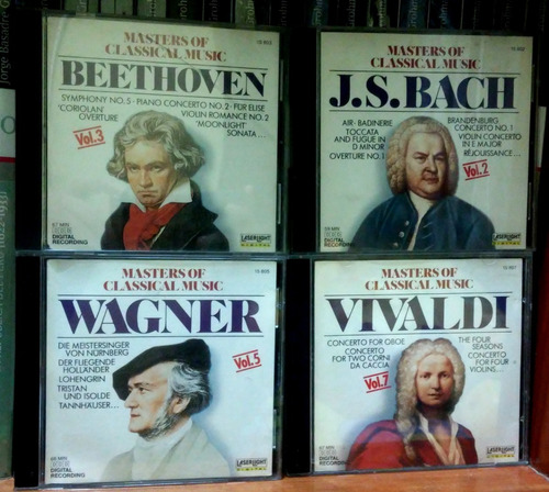 4cd - Beethoven, Bach, Wagner, Vivaldi 1988 Usa