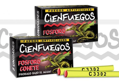 Fósforo Cohete - 2000 Cajitas De 5 Fosforitos - Cienfuegos