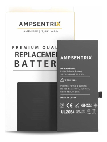 Bateria Ampsentrix Marca Condicion Compatible iPhone 8 Plus