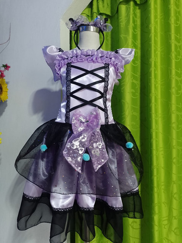 Disfraz Cosplay Halloween Vestido Kuromi 5 (calidad) Niñas Lila 6