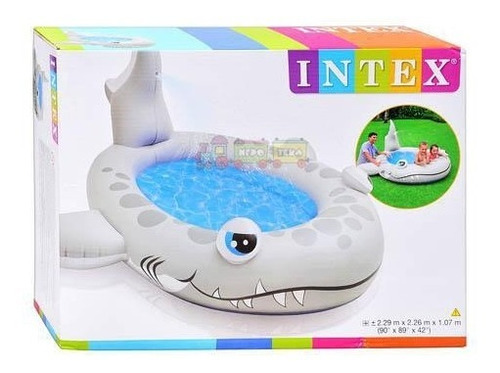 Piscina Com Chuveirinho Tubarão - Intex 57433