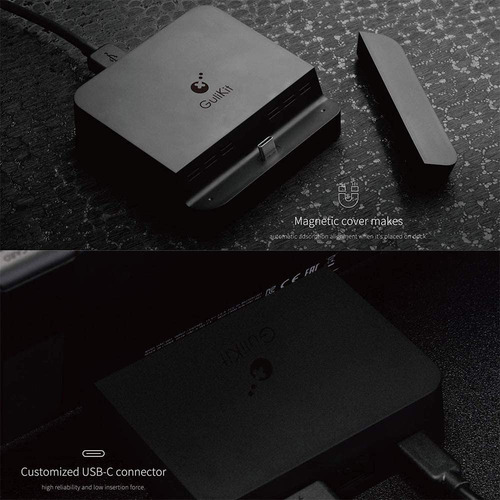 Imagen 3 de 4 de Dock Nintendo Switch Portatil Gulikit Mini Hdmi Carga Tv