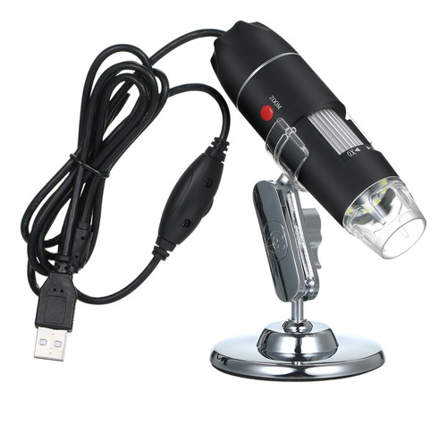 Soporte De Lupa Para Cámara Portátil Usb De Microscopio 1600