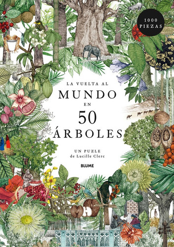 Vuelta Al Mundo En 50 Arboles. Puzzle 1000 Piezas