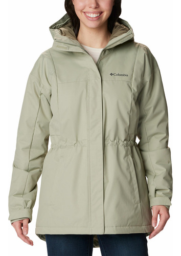 Parka Mujer Hikebound Long Insulated Beige Columbia