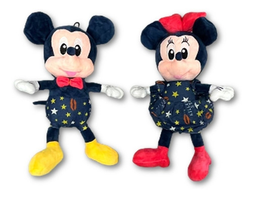 Peluche Mickey Mouse Minnie Mouse Combo X2 Mickey Club House
