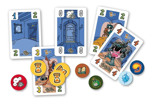 Knock, Knock! Dungeon! - Papergames Pocket Jogo De Cartas