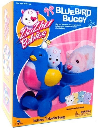 Zhu Zhu Babies - Push-along Bluebird Buggy /cdjuguetes