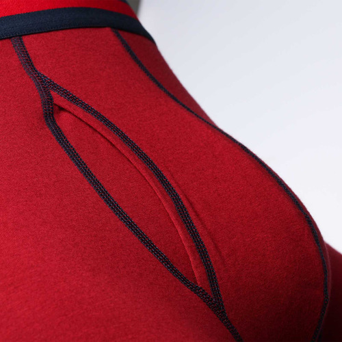 Ropa Interior A Rayas Para Hombre Con Abertura Lateral Y Cal