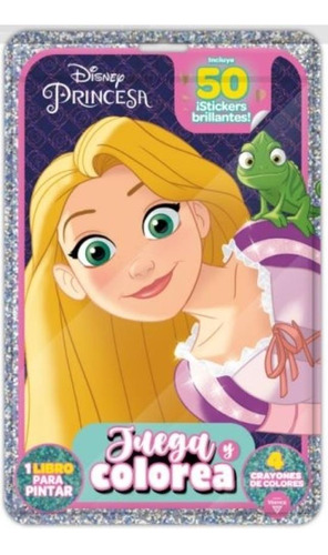 Flow Pack Juega Y Colorea Disney Princesa Incluye 50 Sticker