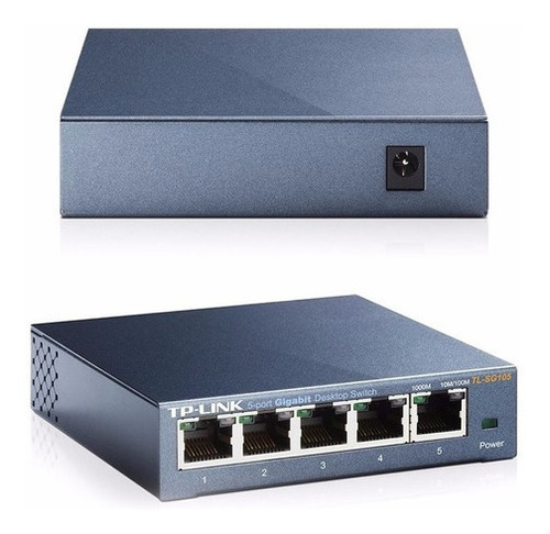 Imagem 3 de 6 de Switch Mesa 5 Portas Giga 10/100/1000mbps Tl-sg105 Tp-link