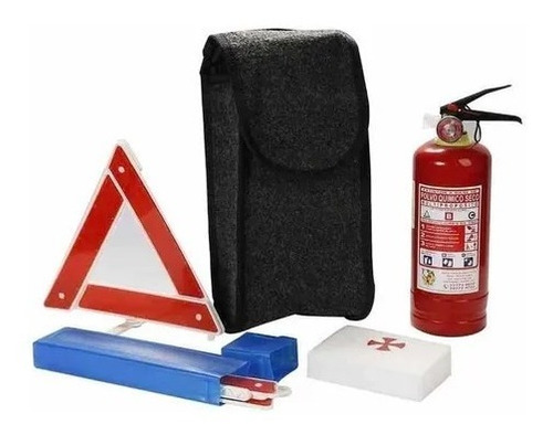 Kit Seguridad Auto Triangulo +extintor+botiquin 