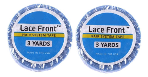 2 Fitas Walker Tape Azul Para Mega Hair De 0,8mm