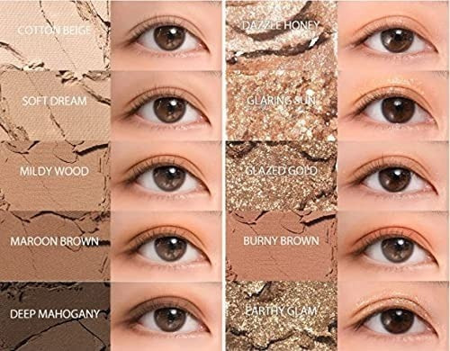 Romand Rom&nd Better Than Palette Korean Eye Shadow Color 02.Mahogany Garden