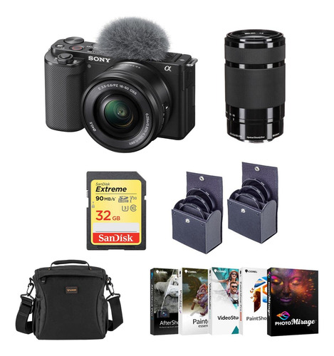 Sony Camara Espejo Lente Oss In Negro Edicion Foto Video Pc