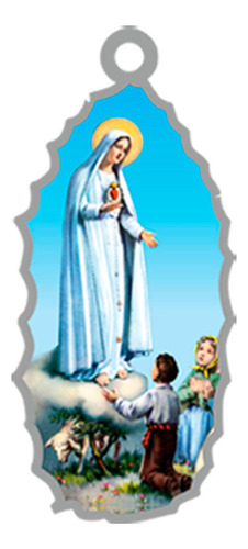 Llavero Religiosos 1 Cara Virgen De Fatima Rel18