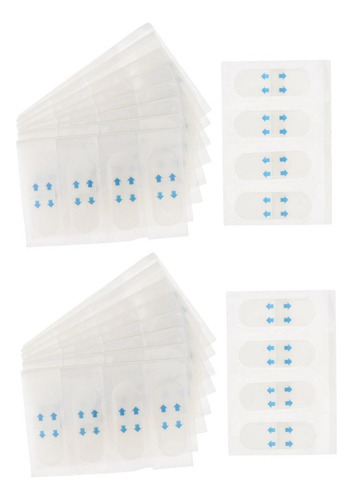 D Cinta De Estiramiento Facial Invisible 80pcs