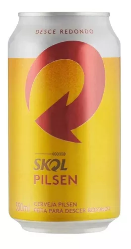 Imagem 1 de 3 de Cerveja Skol Lata 350ml Kit C/36