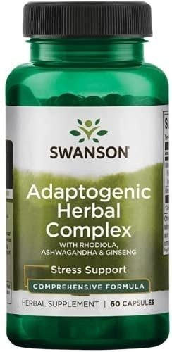 Swanson - Adaptogenic Herbal Complex Rhodiola Ashwagandha 60