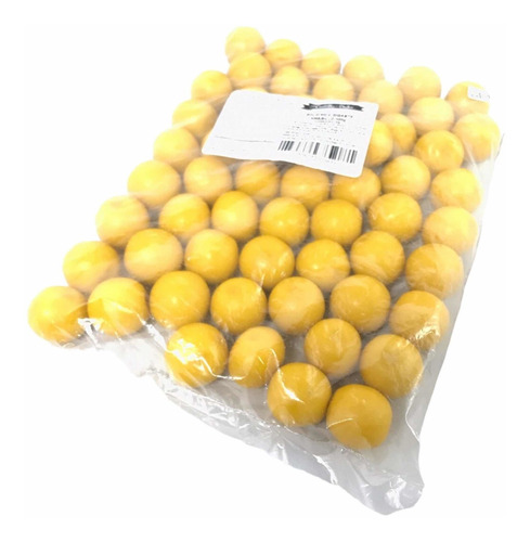 Chicles Bola Gigante Amarillo 50 Pz Maquinitas Fiestas Broch