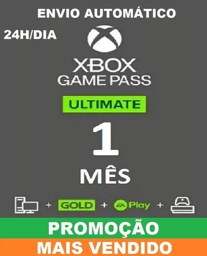 Game Pass Ultimate 12 Meses Código 25 Dígitos - Xbox One