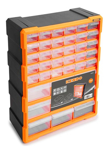 Caja Organizadora Plastica De 39 Compartimientos Kendo 90248