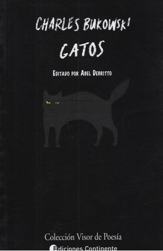 Libro Gatos - Charles Bukowski