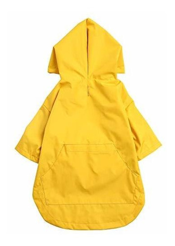 Morezi Impermeable Con Cremallera Y Capucha Para Perros, Res