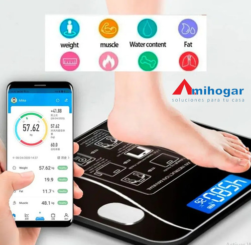 Balanza Personal Inteligente Bluetooth