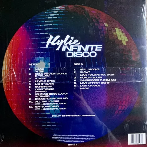 KYLIE MINOGUE - INFINITE DISCO (CLEAR VINYL) VINILO