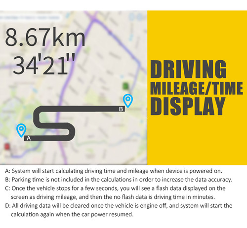 Velocímetro Gps Digital Universal Hud Para Coche Con Control