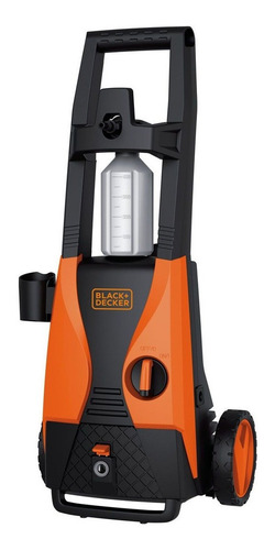 Imagen 2 de 3 de Hidrolavadora eléctrica Black+Decker PW1450TDL negro/naranja de 1400W con 1512psi de presión máxima 220V